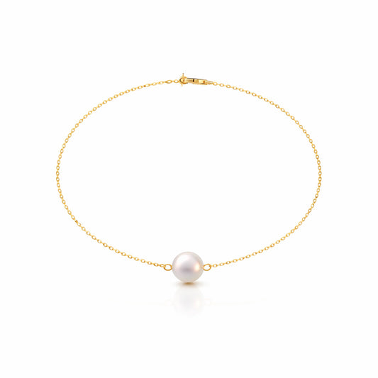 Enna Silver Pearl Anklet