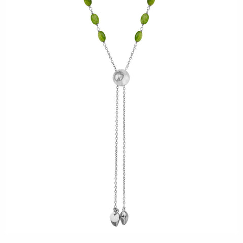 Sia Silver Quartz Necklace