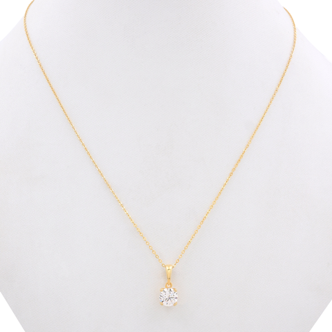 Nora Gold Plated Lab Grown Diamond Necklace