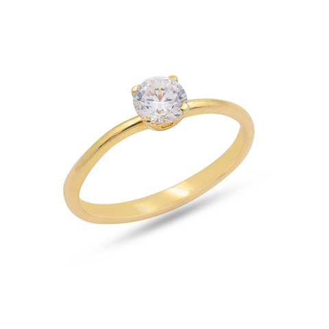 Kate Gold Plated Lab Grown Diamond Ring