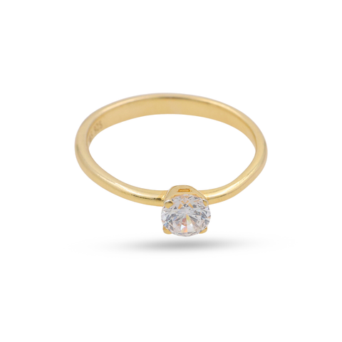 Kate Gold Plated Lab Grown Diamond Ring
