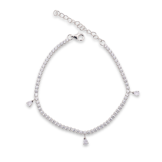 Kate Silver Diamond Bracelet