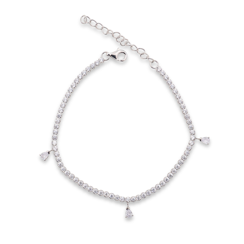 Kate Sterling Silver Lab Grown Diamond Bracelet