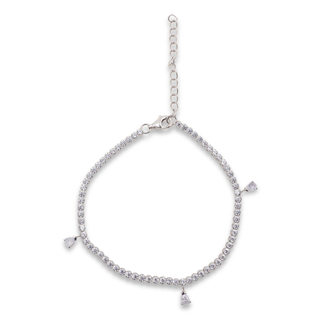 Kate Sterling Silver Lab Grown Diamond Bracelet