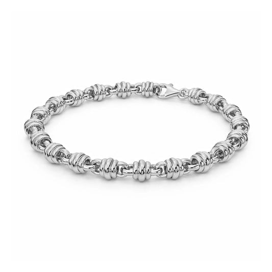 Jude Silver Bangle Bracelet