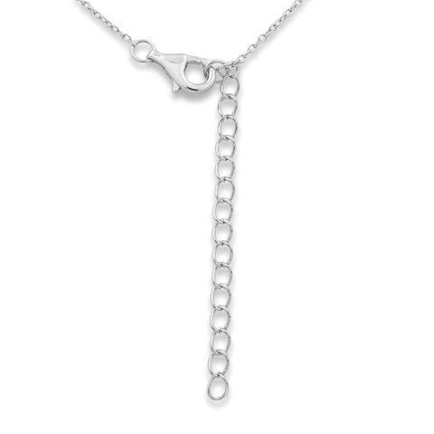 Ava Silver Diamond Necklace