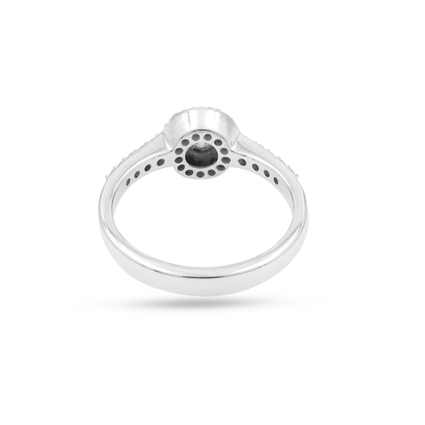 Mia Sterling Silver Lab Grown Diamond Ring