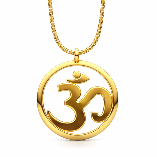 Asto Silver OM Necklace