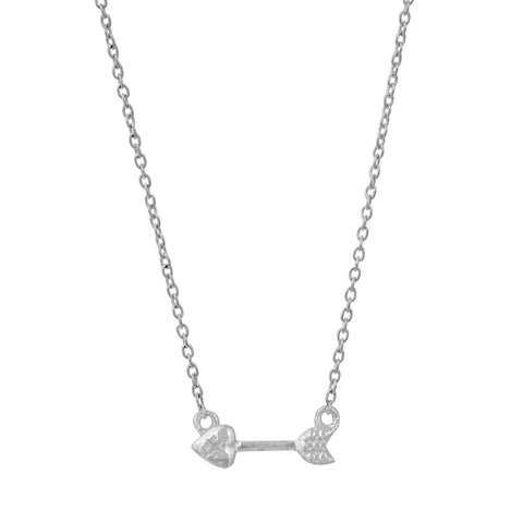 kate Sterling Silver Elegant Arrow Necklace