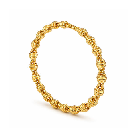 Jude Silver Bangle Bracelet