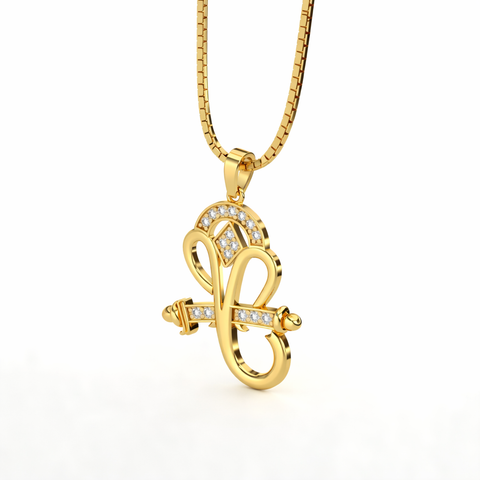 Drix Silver Ganesh Pendant