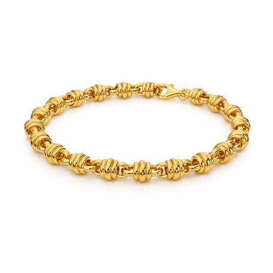 Jude Silver Bangle Bracelet