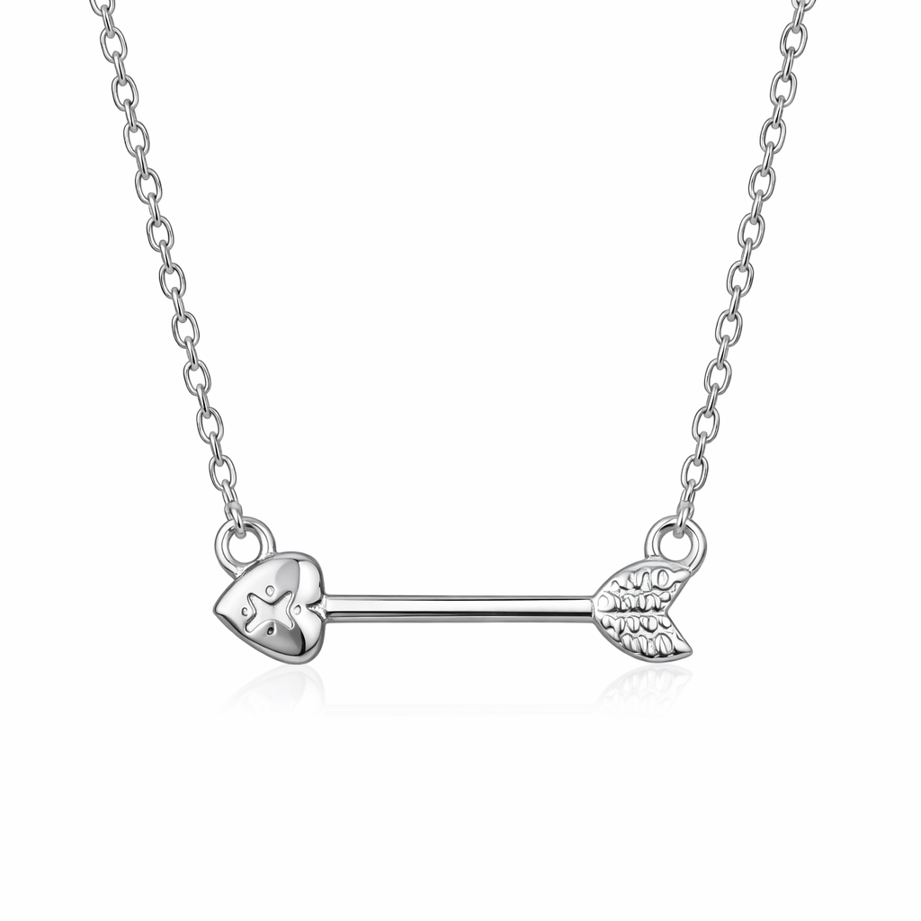 kate Sterling Silver Elegant Arrow Necklace