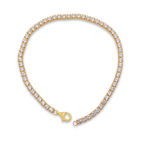 Kate Yellow Gold Plated Lab Grown Diamond Bracelet
