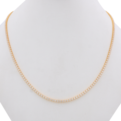 Lily Gold Plated Lab Grown Diamond Necklace