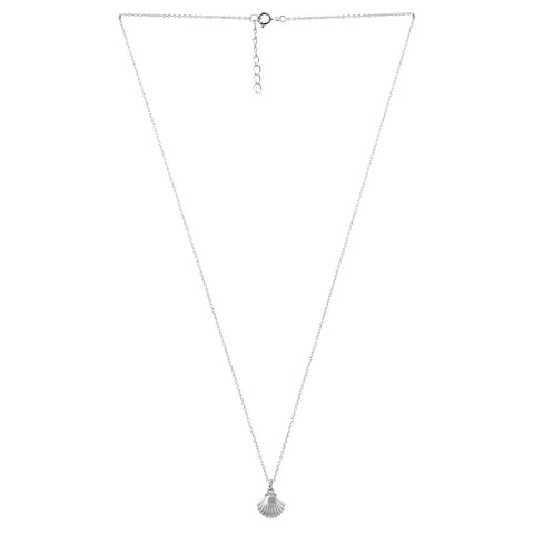 Ava Sterling Silver Shell Necklace