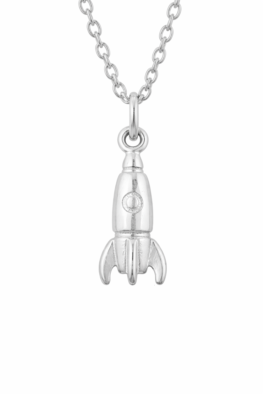 Ava Sterling Silver Rocket Necklace