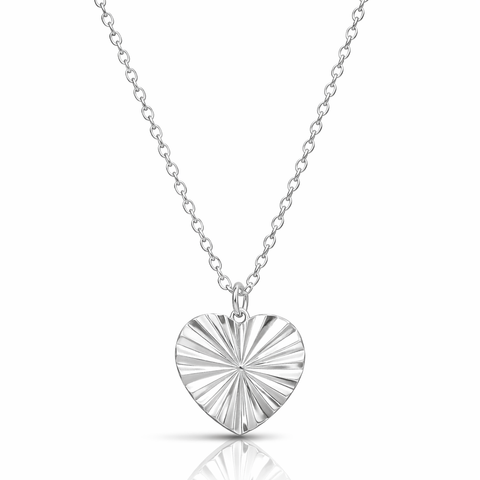 Isha Silver Heart Pendant