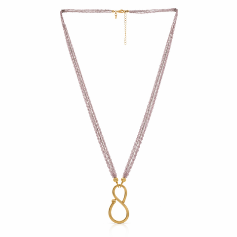 Cleo Sterling Silver Smoky Quartz Necklace