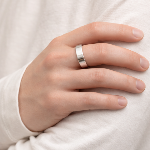 Mia Sterling Silver Stacking Elegant Ring