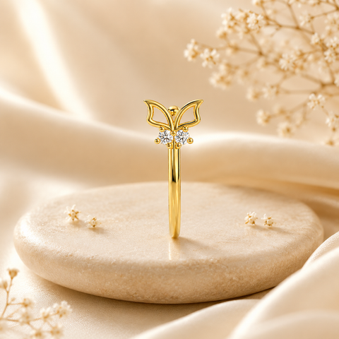Aqra Silver Nose Pin