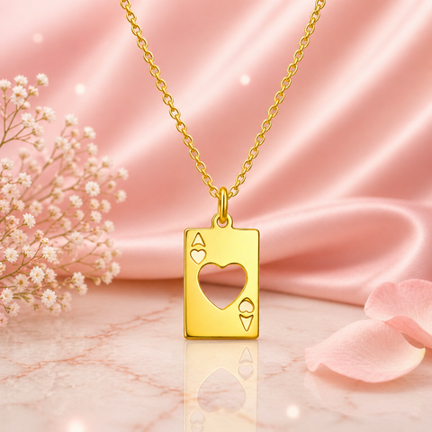 Lucy Silver Heart Necklace