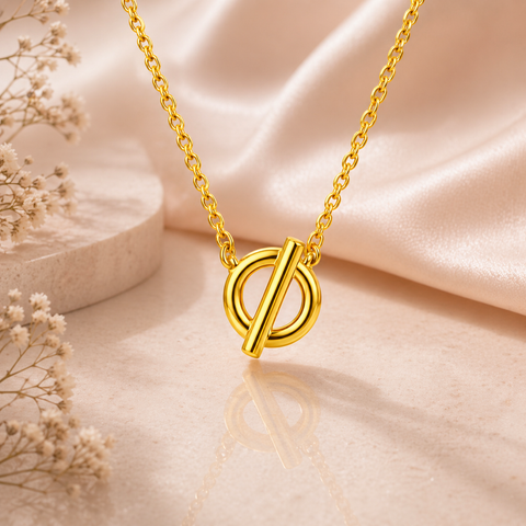 Kate Silver Toggle Necklace