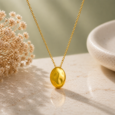 Gia Silver Slider Necklace