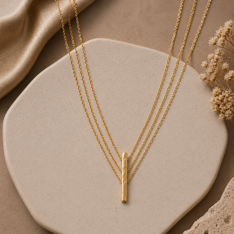 Ria Silver Leyer Necklace