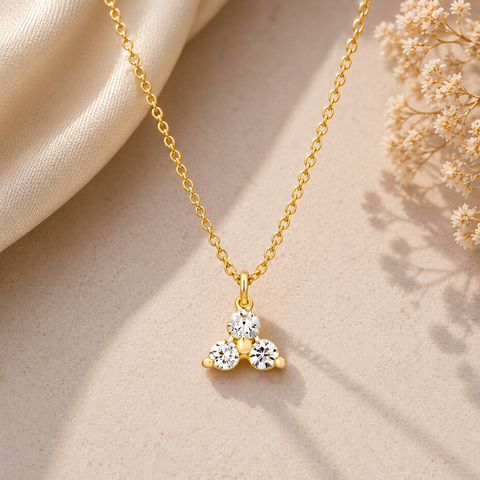 Mia Silver Zirconia Necklace