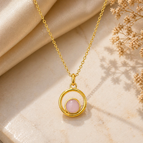 Anna Silver Amazonite Necklace