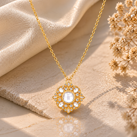 Amy Silver Zirconia Necklace