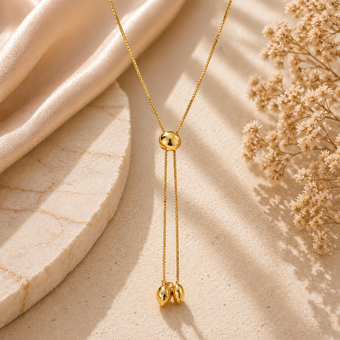 Orla Silver Slider Necklace