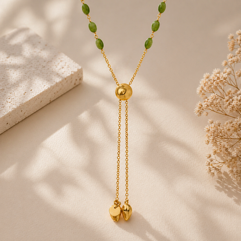 Sia Silver Quartz Necklace