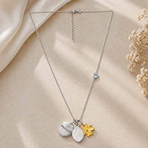 Ayana Two Tone Scorpio Zodiac Necklace