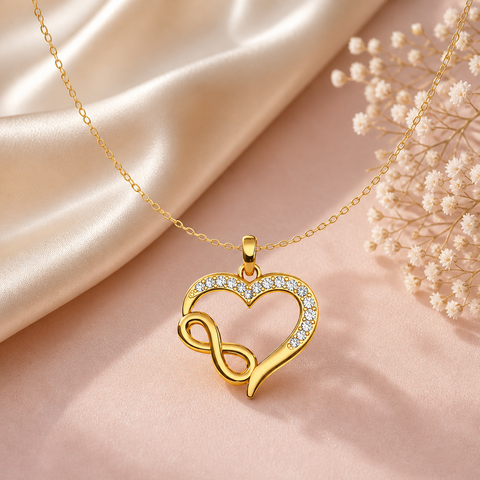 Sova Silver Heart Necklace
