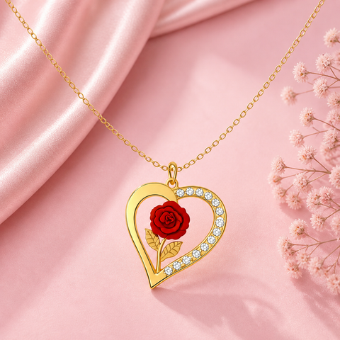 Deya Silver Zirconia Necklace