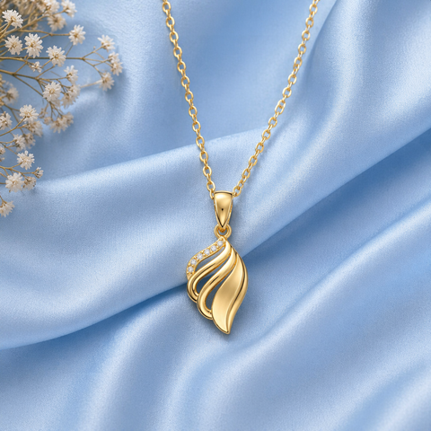Gyra Silver  Necklace