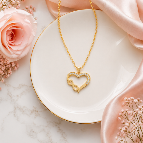 Uvia Silver  Necklace