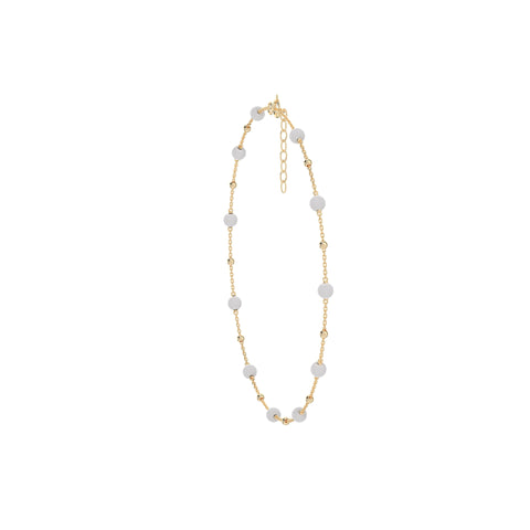 Mavi Silver Pearl Anklet