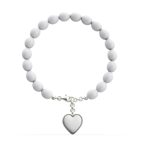 Ella Sterling Silver Synthetic Pearl Shell Bracelets