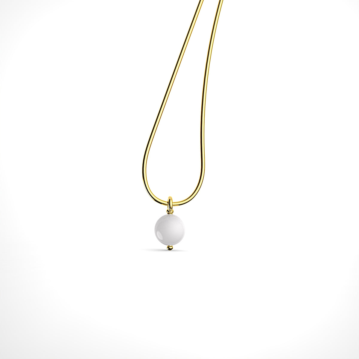 Zuri Sterling Silver Synthetic Pearl Necklace