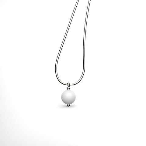 Zuri Sterling Silver Synthetic Pearl Necklace