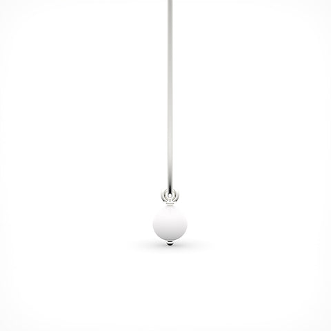 Zuri Sterling Silver Synthetic Pearl Necklace