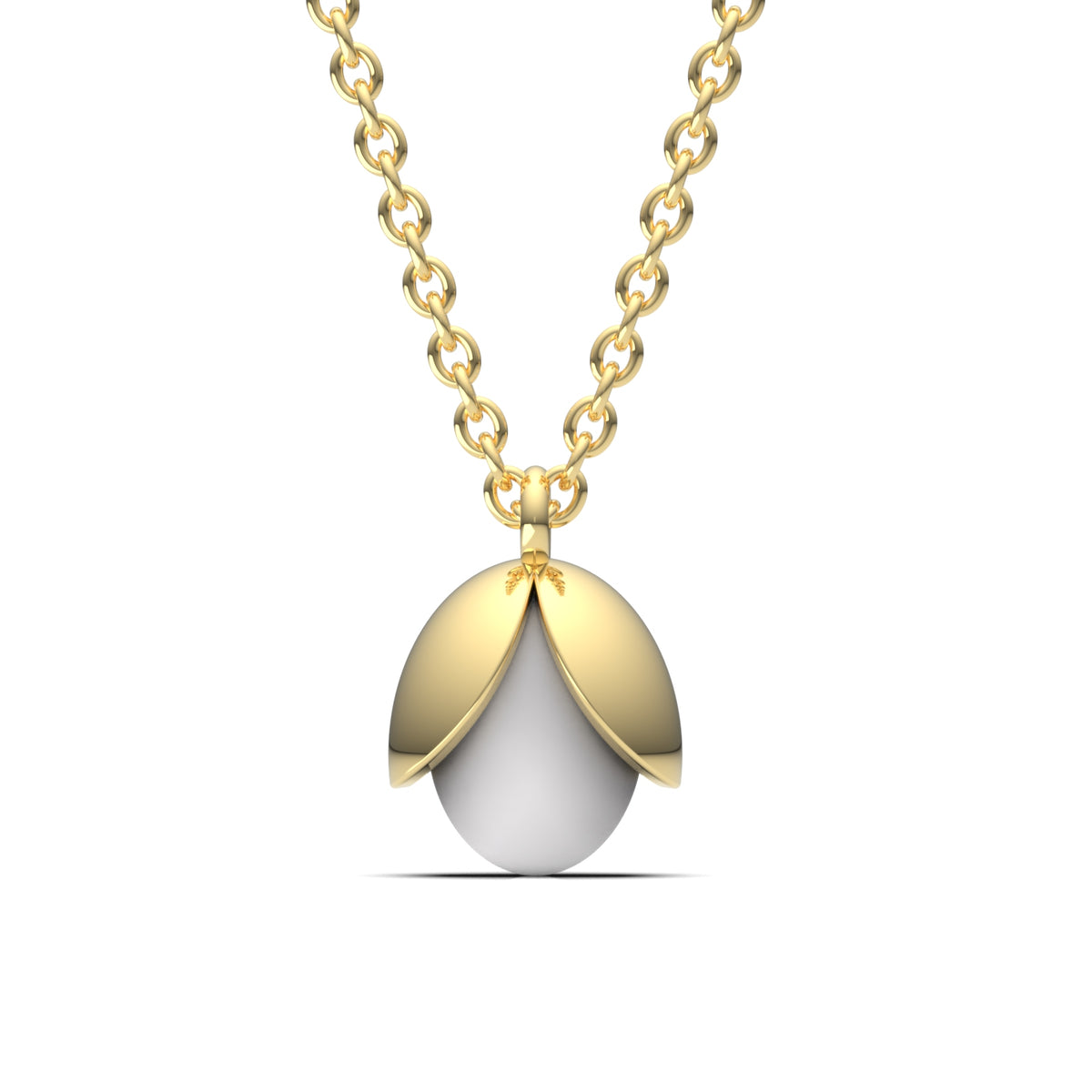 Sui Sterling Silver Synthetic Pearl Necklace