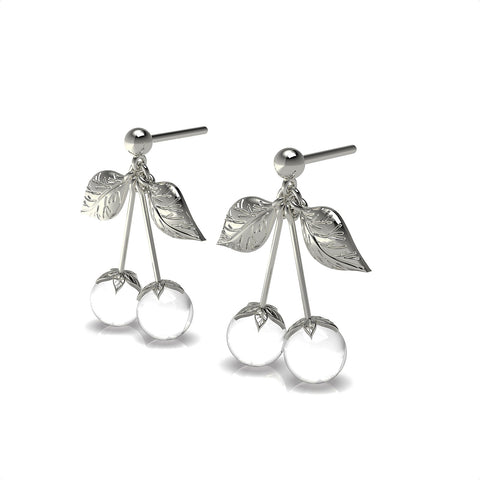 Nora Sterling Silver Synthetic Pearl Earrings