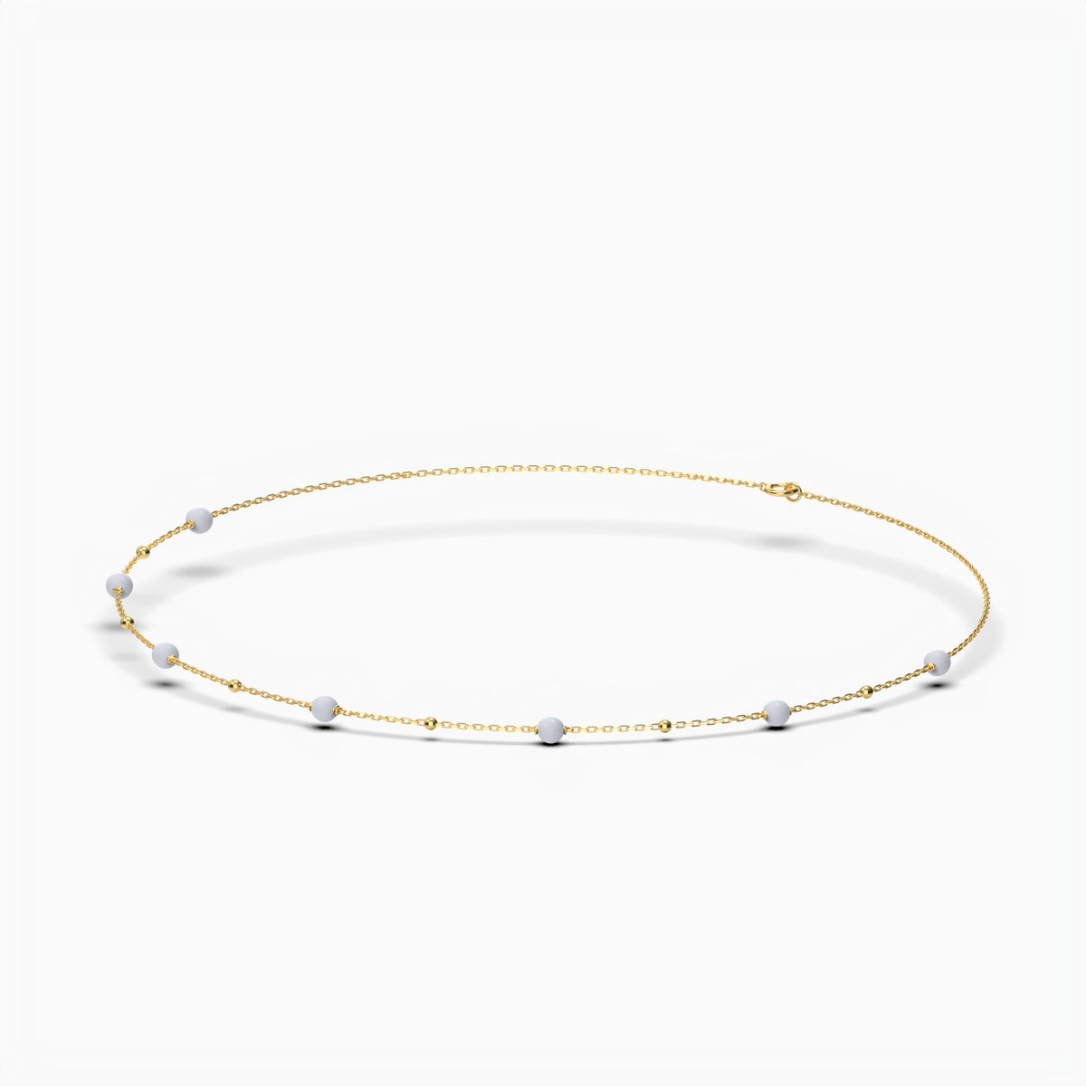 Joe Sterling Silver Synthetic Pearl Necklace