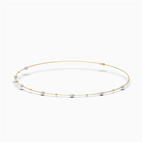 Joe Sterling Silver Synthetic Pearl Necklace