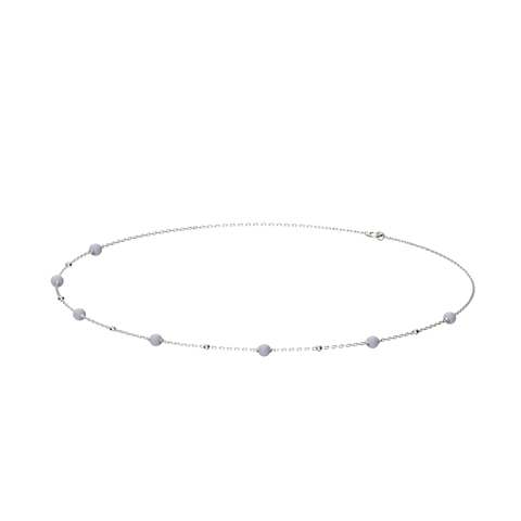 Joe Sterling Silver Synthetic Pearl Necklace