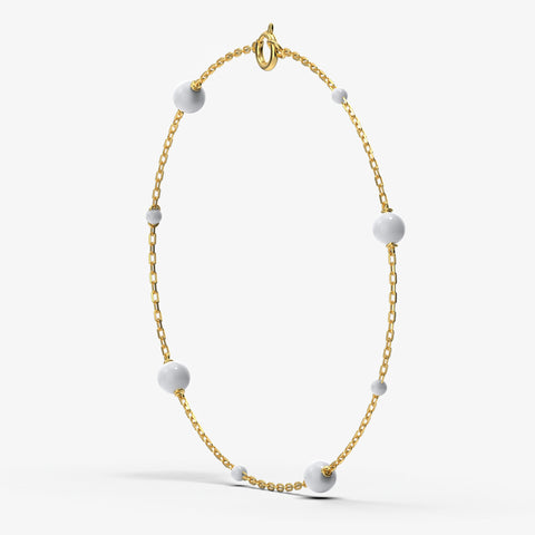 Jiya Sterling Silver Synthetic Pearl Bracelets